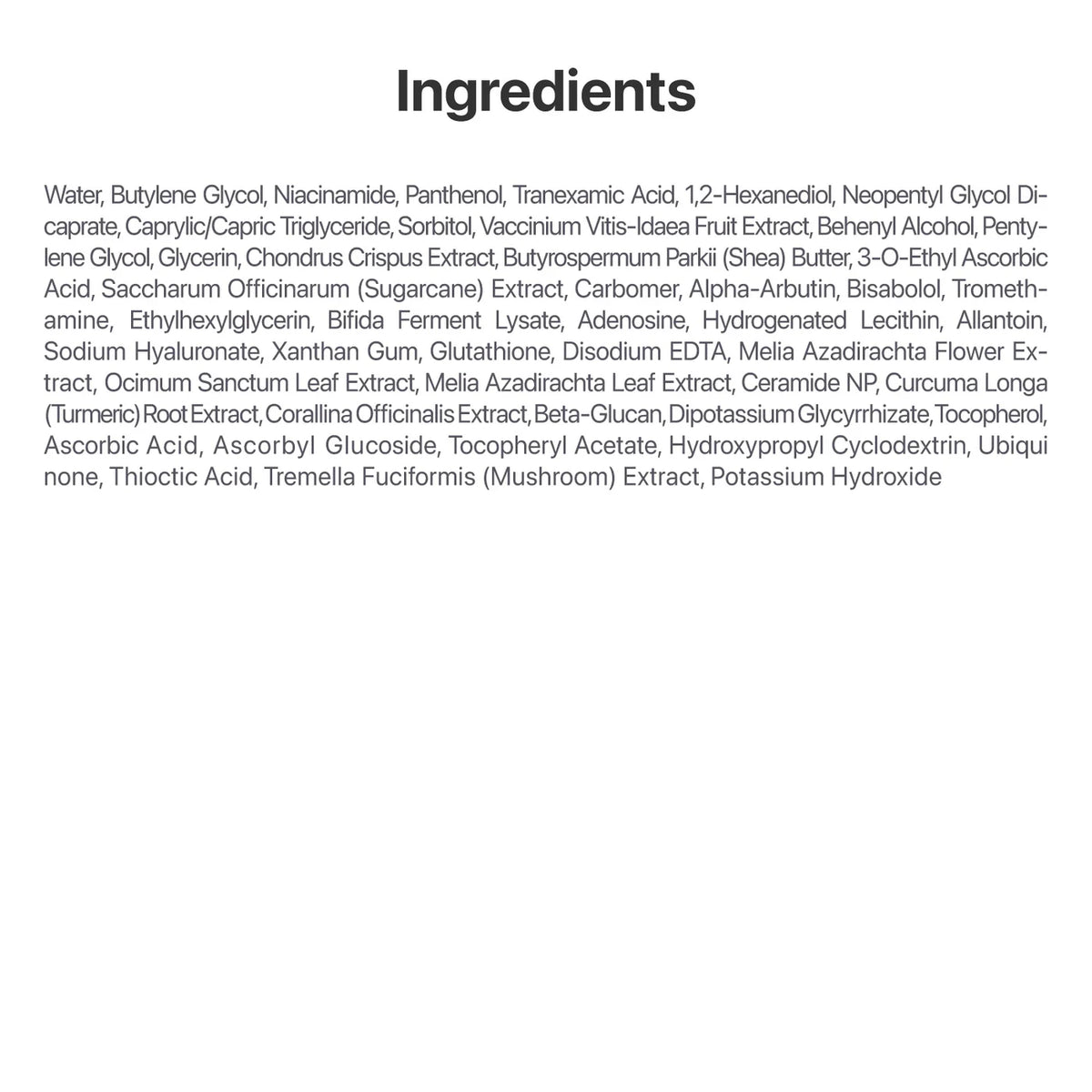 numbuzin Korean Skincare No.5+ Glutathione Vitamin Concentrated Serum (30ml)