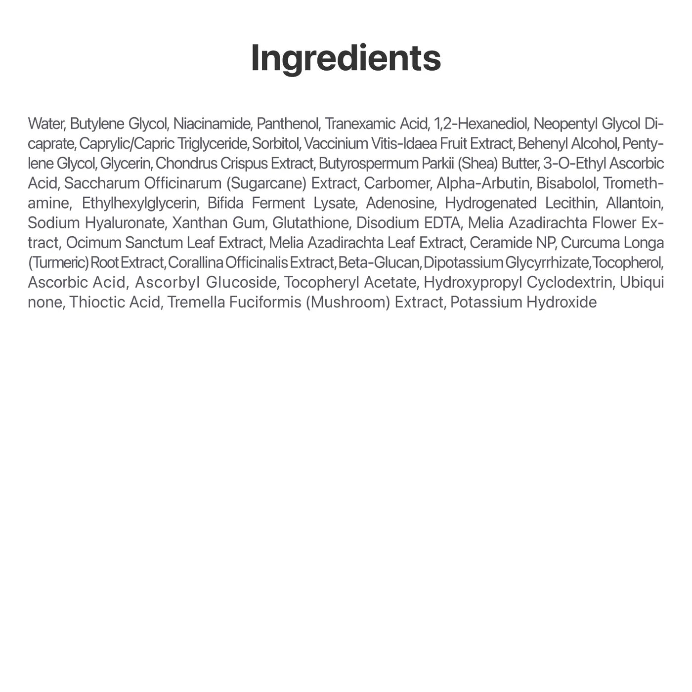 numbuzin Korean Skincare No.5+ Glutathione Vitamin Concentrated Serum (30ml)