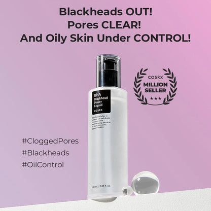 COSRX Korean Skincare BHA Blackhead Power Liquid (100ml)