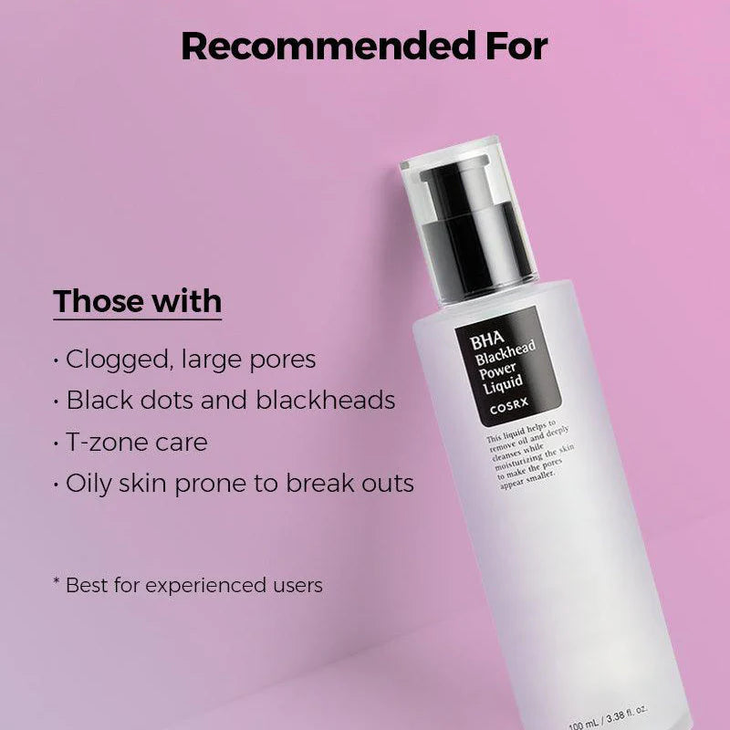 COSRX Korean Skincare BHA Blackhead Power Liquid (100ml)