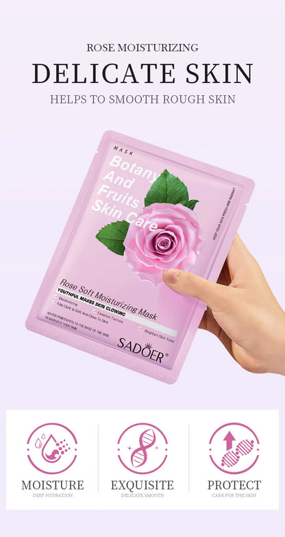 SADOER Botanical Blend Sheet Mask Set (8-Pack)