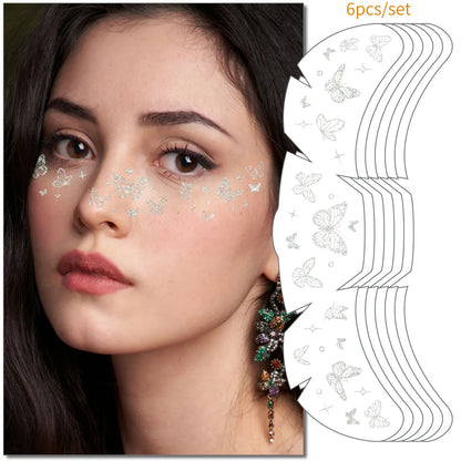 Starlit Freckles Temporary Face Tattoos (6-Piece Set)