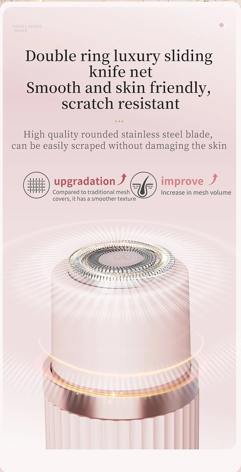 SilkSmooth 2-in-1 Women’s Body Trimmer (Dual-Head)