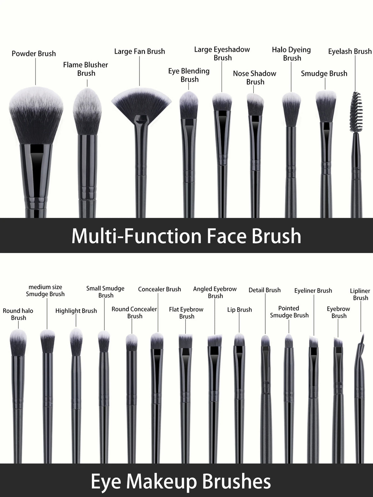 All-in-One Face & Eye Brush Collection (40-Piece)
