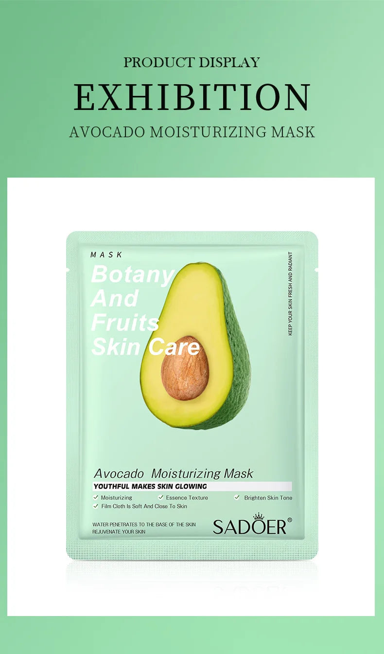 SADOER Botanical Blend Sheet Mask Set (8-Pack)