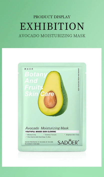 SADOER Botanical Blend Sheet Mask Set (8-Pack)