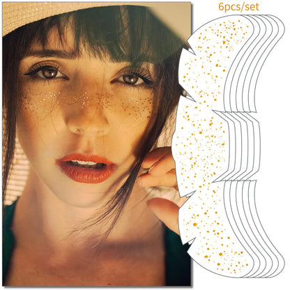 Starlit Freckles Temporary Face Tattoos (6-Piece Set)