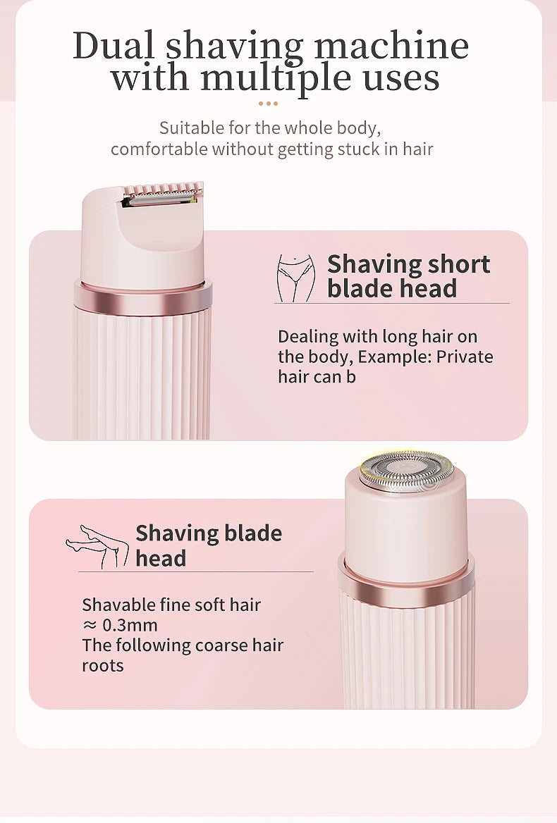 SilkSmooth 2-in-1 Women’s Body Trimmer (Dual-Head)