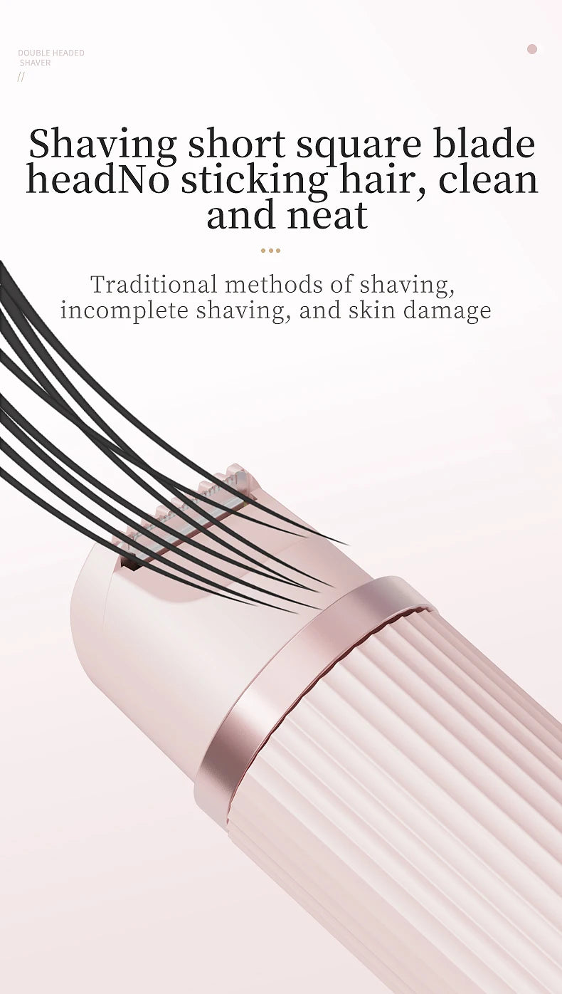 SilkSmooth 2-in-1 Women’s Body Trimmer (Dual-Head)