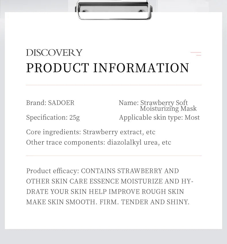 SADOER Botanical Blend Sheet Mask Set (8-Pack)