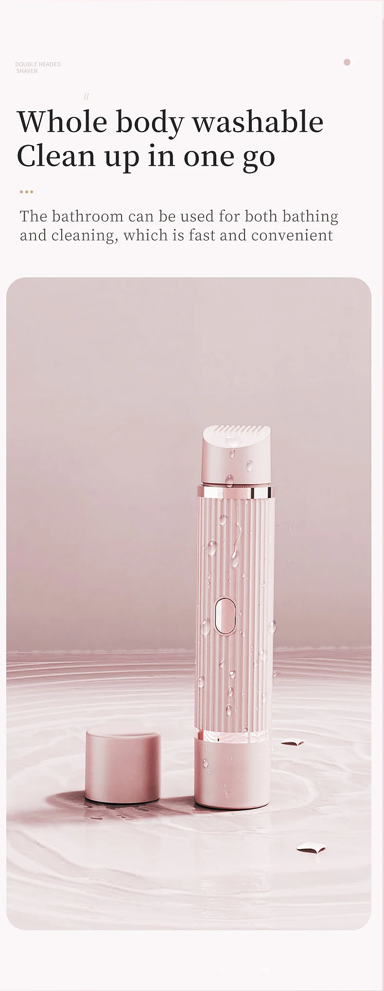 SilkSmooth 2-in-1 Women’s Body Trimmer (Dual-Head)