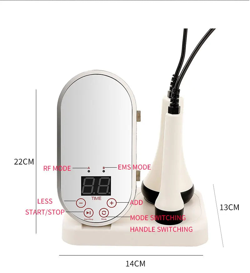 At-Home Skin Tightening & Face Lifting Device (RF + EMS)