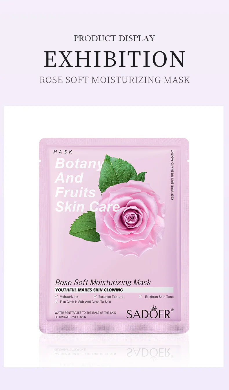 SADOER Botanical Blend Sheet Mask Set (8-Pack)