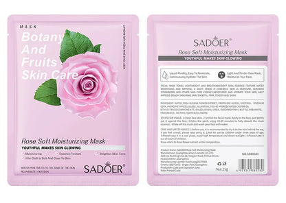 SADOER Botanical Blend Sheet Mask Set (8-Pack)