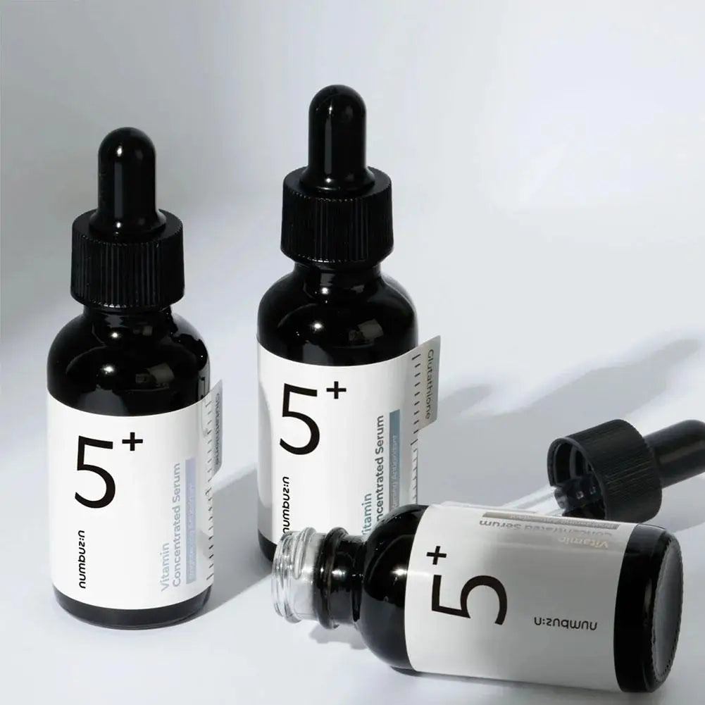 numbuzin Korean Skincare No.5+ Glutathione Vitamin Concentrated Serum (30ml)
