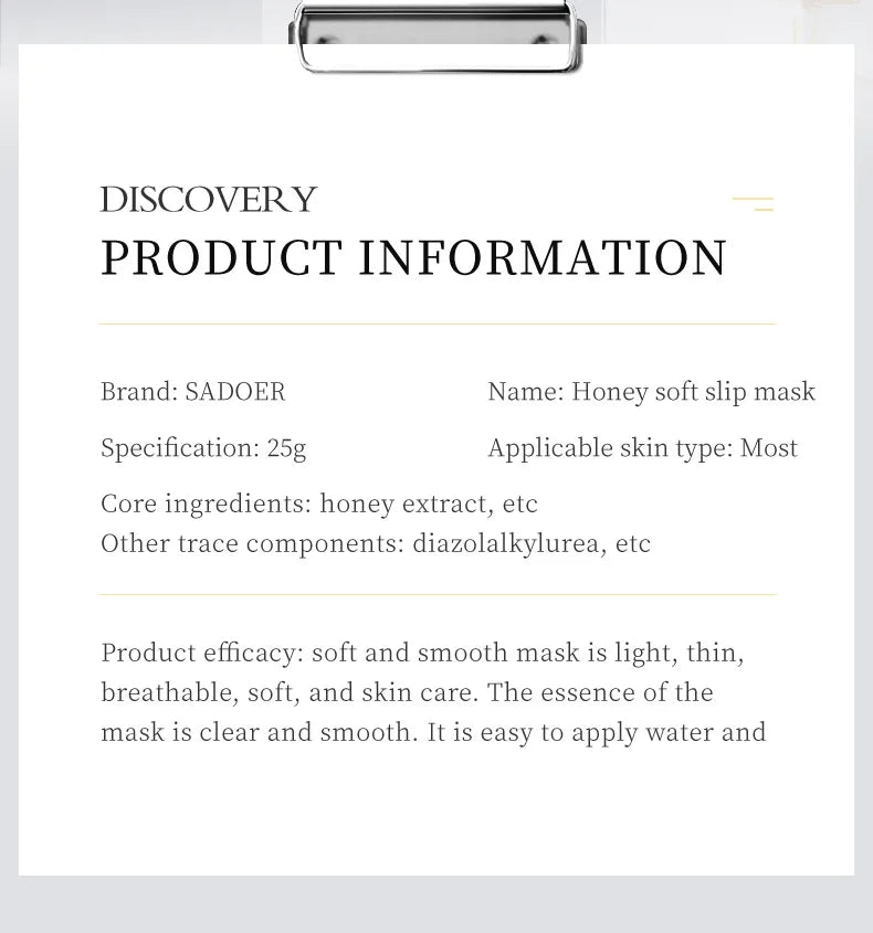 SADOER Botanical Blend Sheet Mask Set (8-Pack)