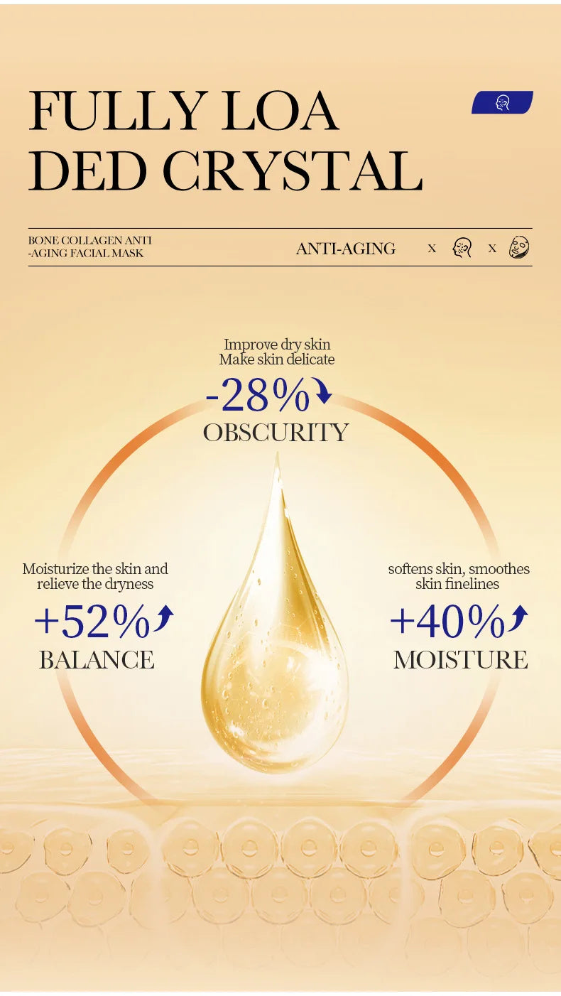 SADOER BrightLift Collagen Repair Sheet Masks (10-Pack)