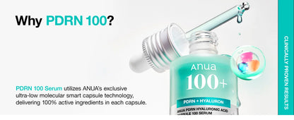 Anua Korean Skincare PDRN Hyaluronic Acid Capsule 100 Serum (30 ml)