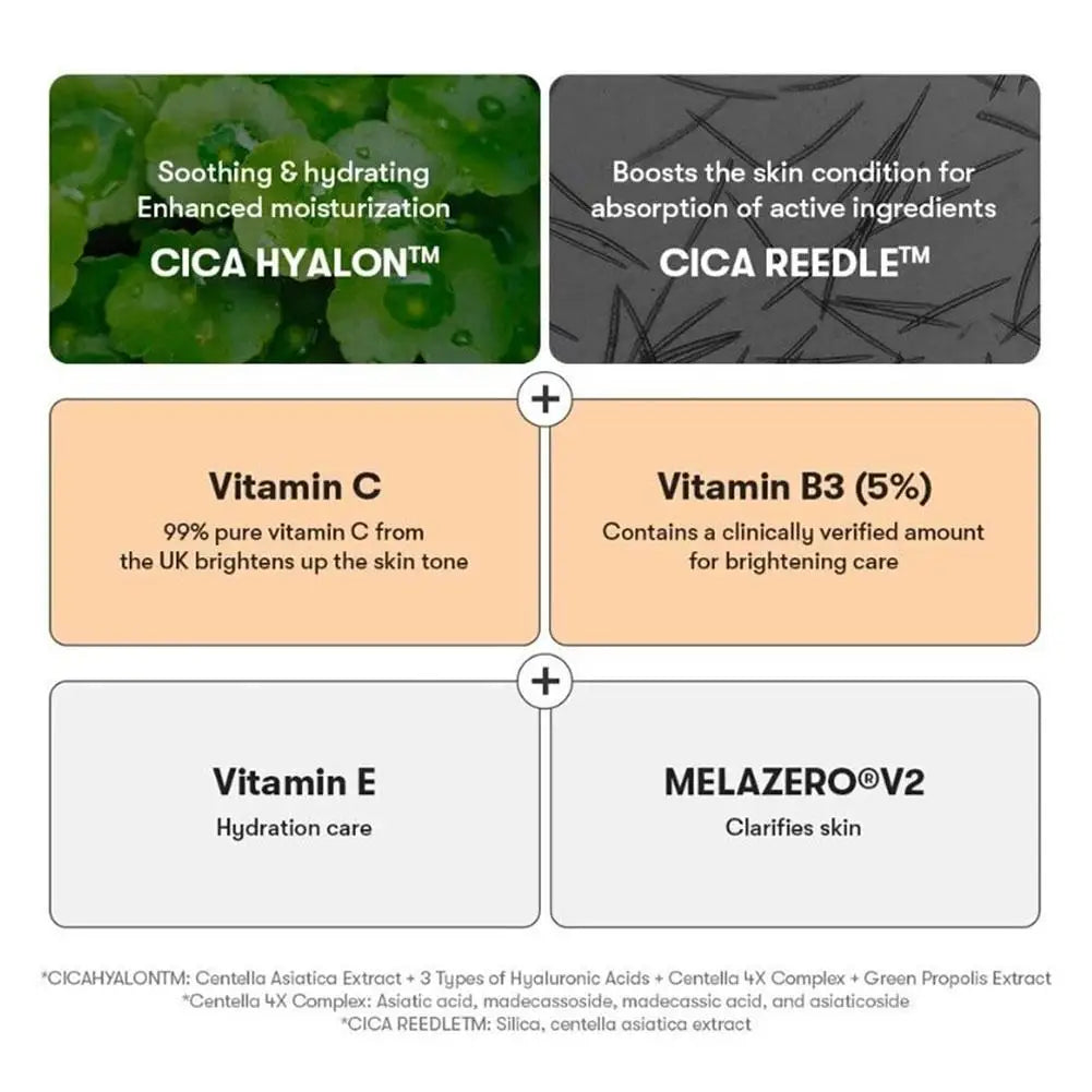 VT Cosmetics Korean Skincare Vita-Light Reedle Shot (50ml)