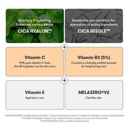 VT Cosmetics Korean Skincare Vita-Light Reedle Shot (50ml)