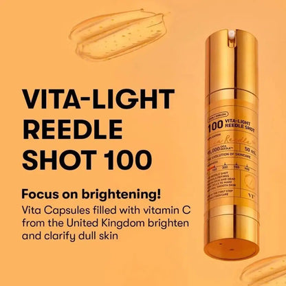 VT Cosmetics Korean Skincare Vita-Light Reedle Shot (50ml)