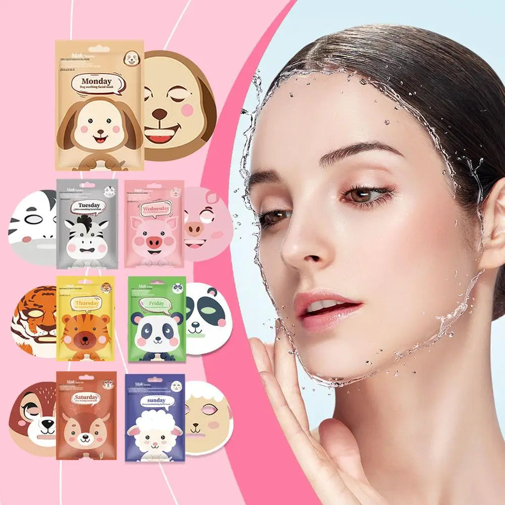 Animal Face Deep Moisture Mask