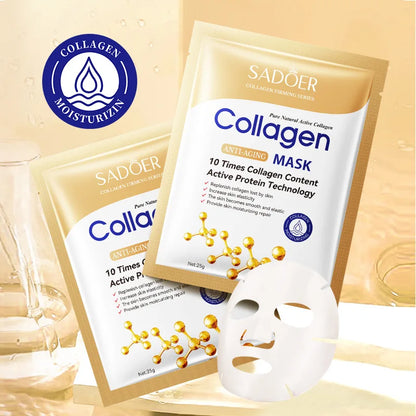 SADOER BrightLift Collagen Repair Sheet Masks (10-Pack)