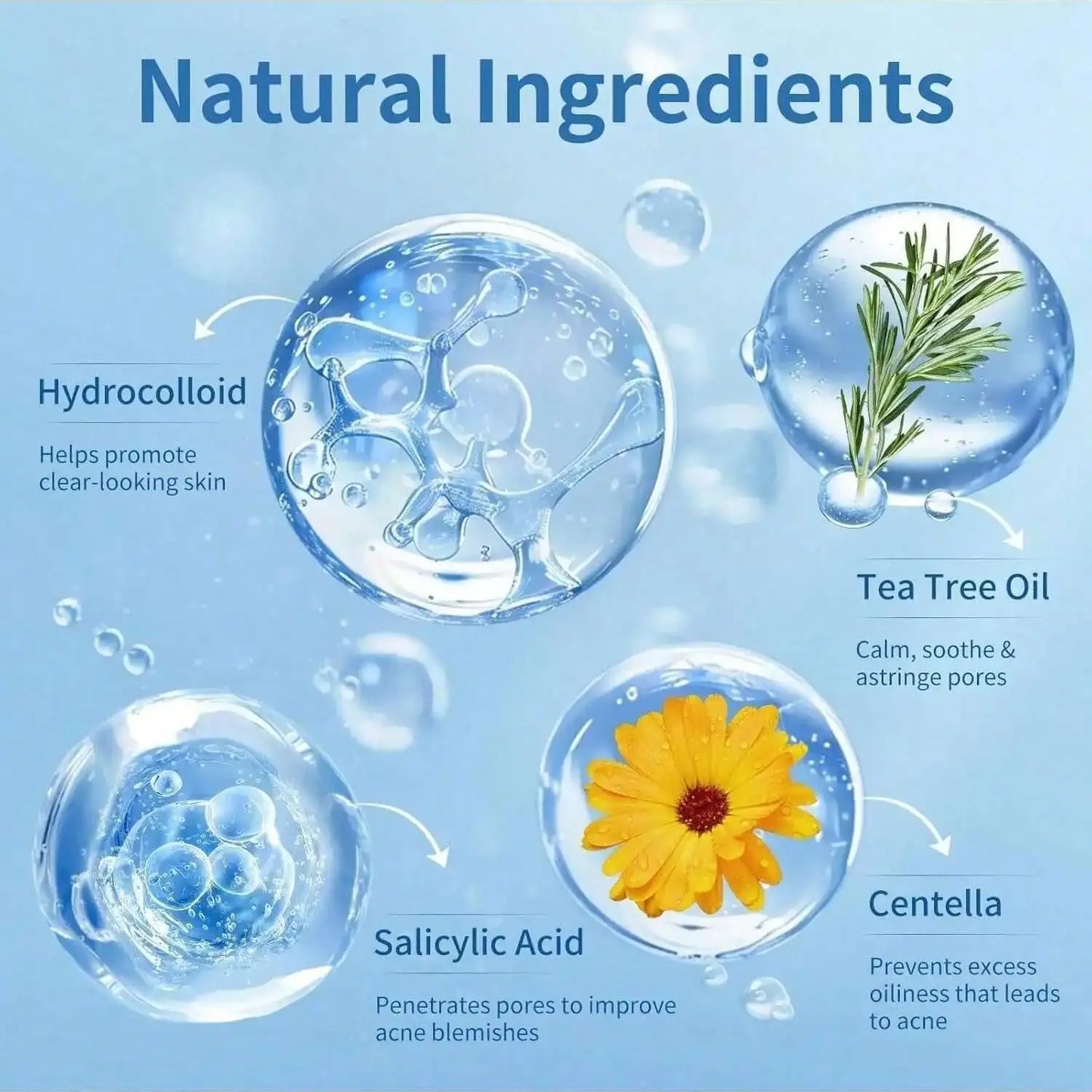 Kawaii Cat Clear Acne Patches (200-Pack)