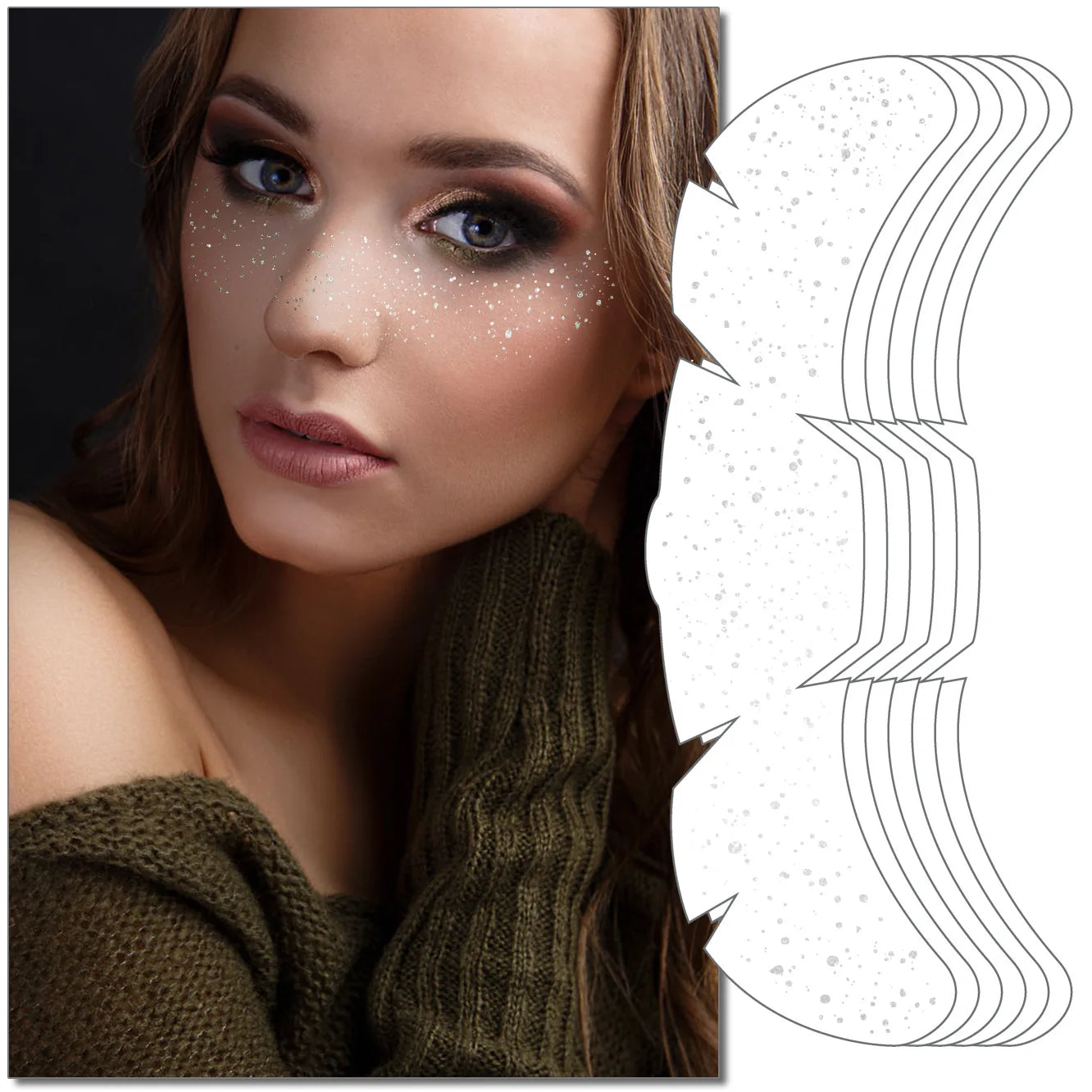 Starlit Freckles Temporary Face Tattoos (6-Piece Set)