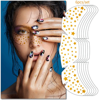 Starlit Freckles Temporary Face Tattoos (6-Piece Set)