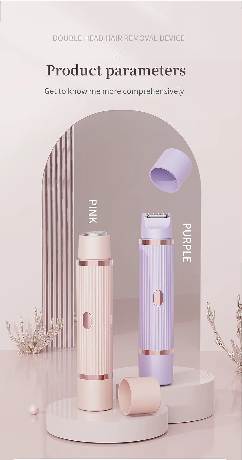 SilkSmooth 2-in-1 Women’s Body Trimmer (Dual-Head)