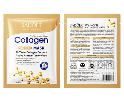 SADOER BrightLift Collagen Repair Sheet Masks (10-Pack)