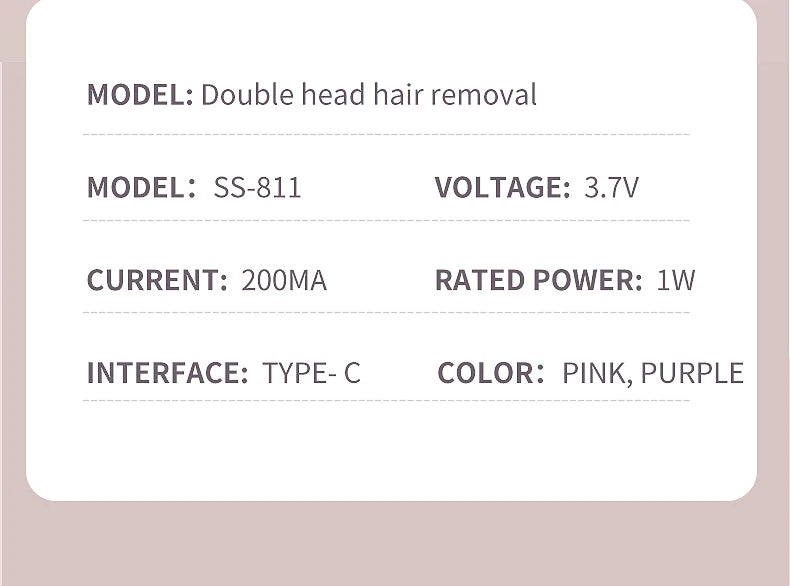 SilkSmooth 2-in-1 Women’s Body Trimmer (Dual-Head)