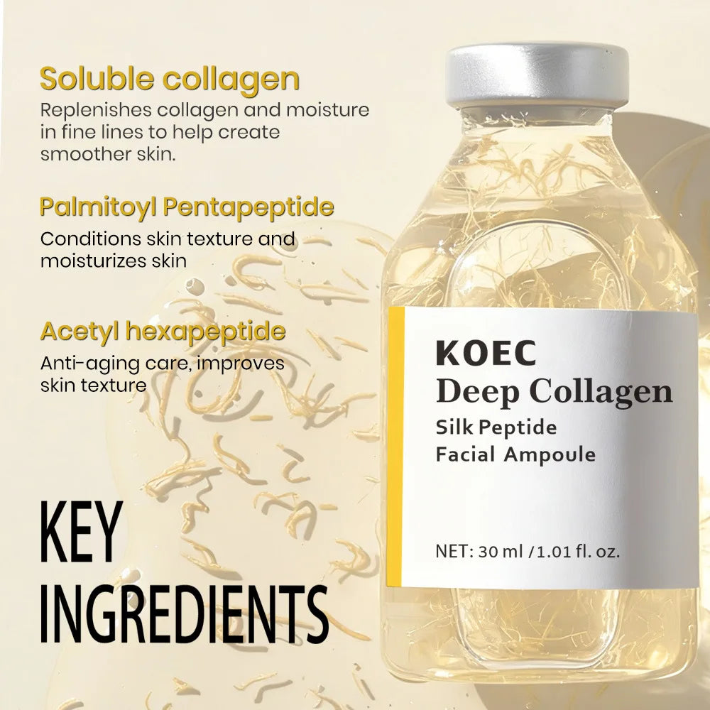 KOEC Deep Collagen Silk Peptide Facial Ampoule (Serum)