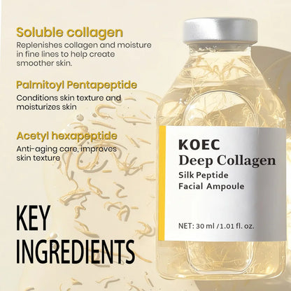 KOEC Deep Collagen Silk Peptide Facial Ampoule (Serum)