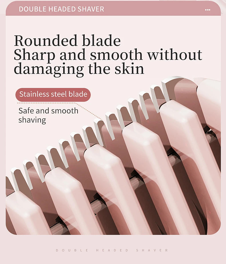 SilkSmooth 2-in-1 Women’s Body Trimmer (Dual-Head)