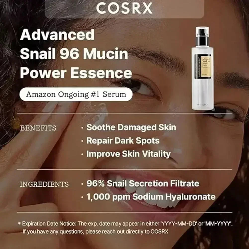 COSRX Korean Skincare Advanced Snail 96 Mucin Power Essence (100ml)