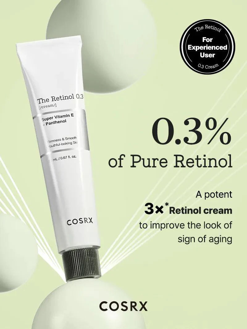 COSRX Korean Skincare The Retinol 0.3 Cream (20ml)