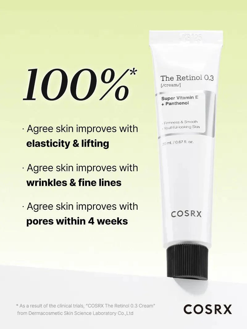 COSRX Korean Skincare The Retinol 0.3 Cream (20ml)