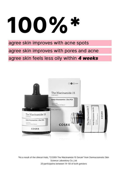 COSRX Korean Skincare The Niacinamide 15 Serum (20mL)