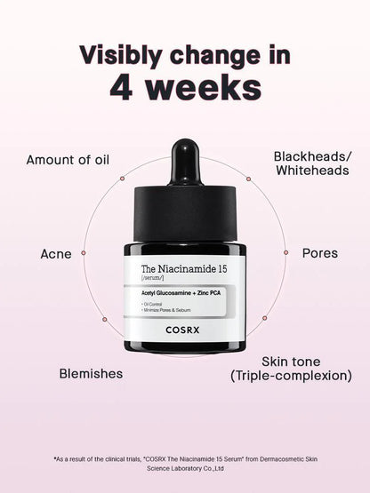 COSRX Korean Skincare The Niacinamide 15 Serum (20mL)